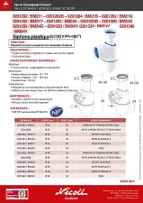 Siphon de lavabo EASYPHON bi-matière à joint intégré NICOLL 0201282 -  NICOLL - 0201282